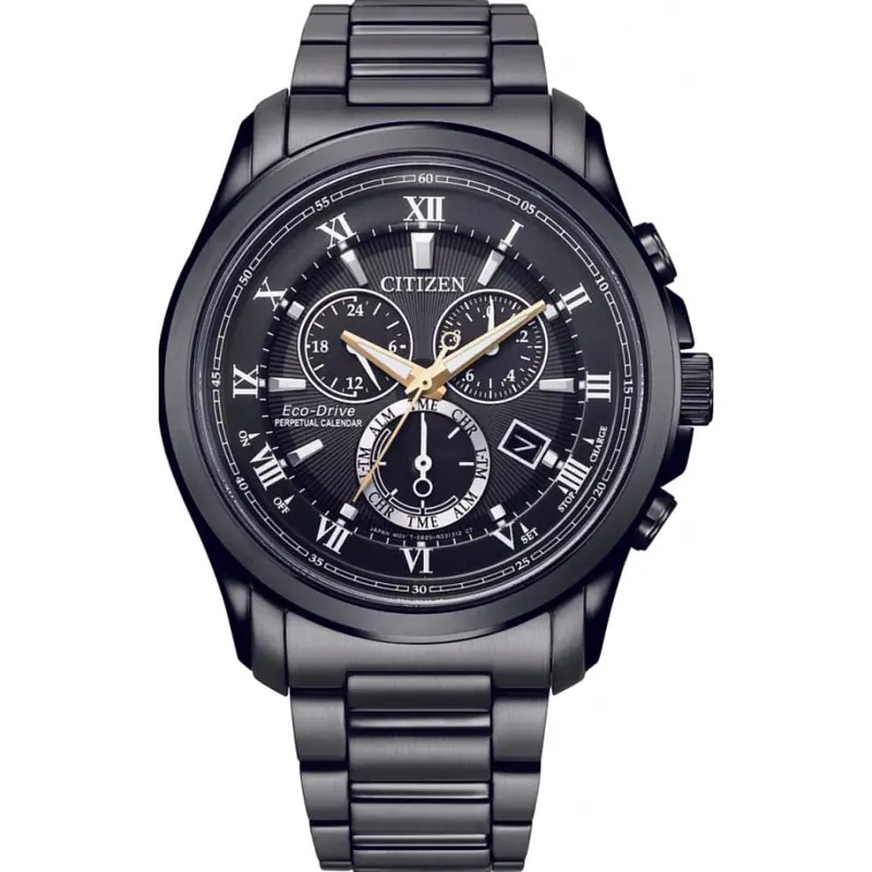 Citizen Eco-Drive Bl5547-89H Black Stainless Steel Men's Watch 1