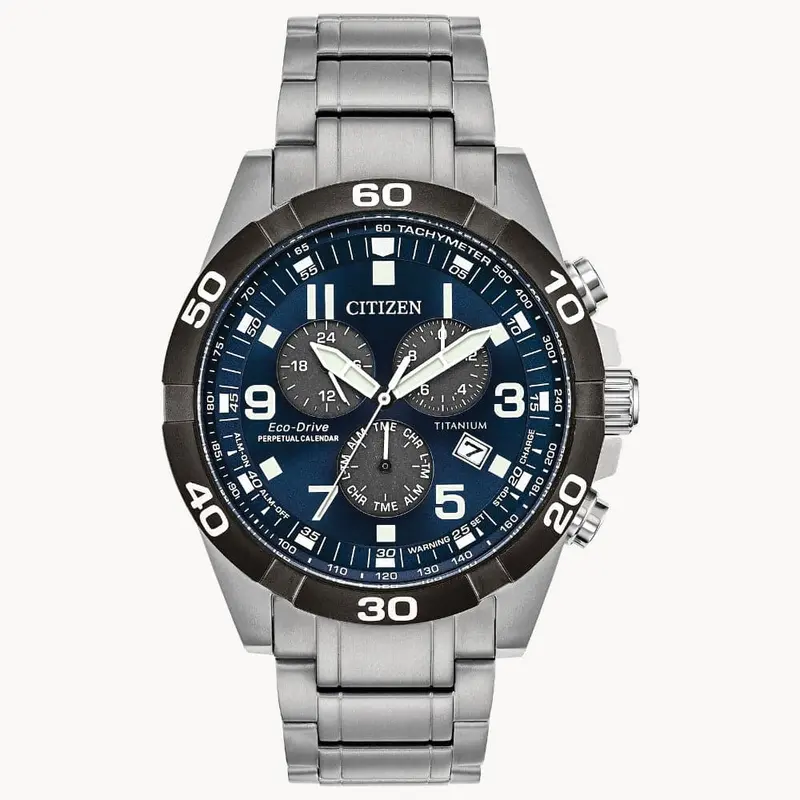 Citizen Eco-Drive Bl5558-58L Brycen Titanium Men's Watch 1