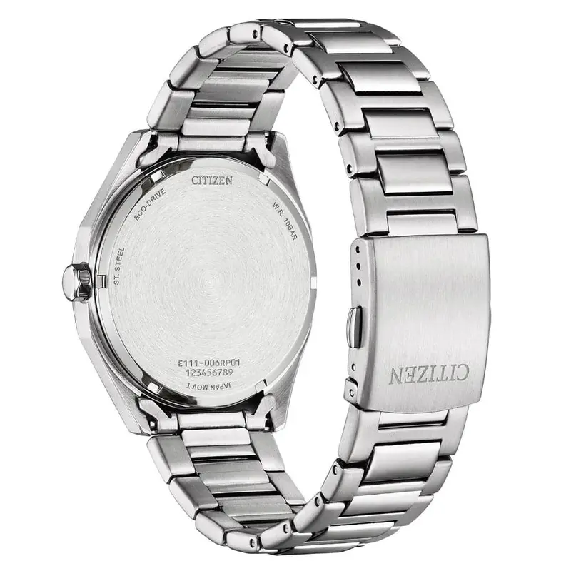 Citizen Eco-Drive Black Dial Silver Stainless Steel Strap Men Watch Bm7600-81E 2