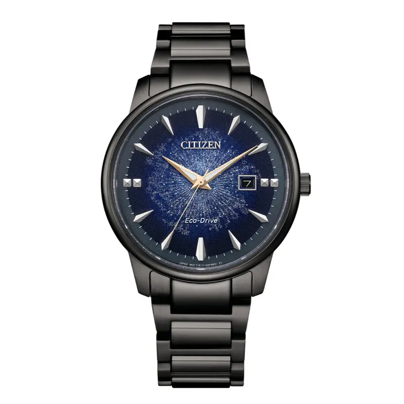 Citizen Eco-Drive Black Stainless Steel Strap Women's Watch - Date Display | Bm7595-89M 1