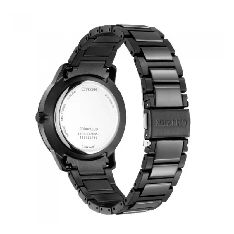 Citizen Eco-Drive Bm7528-86L Black Stainless Steel Men's Watch 2