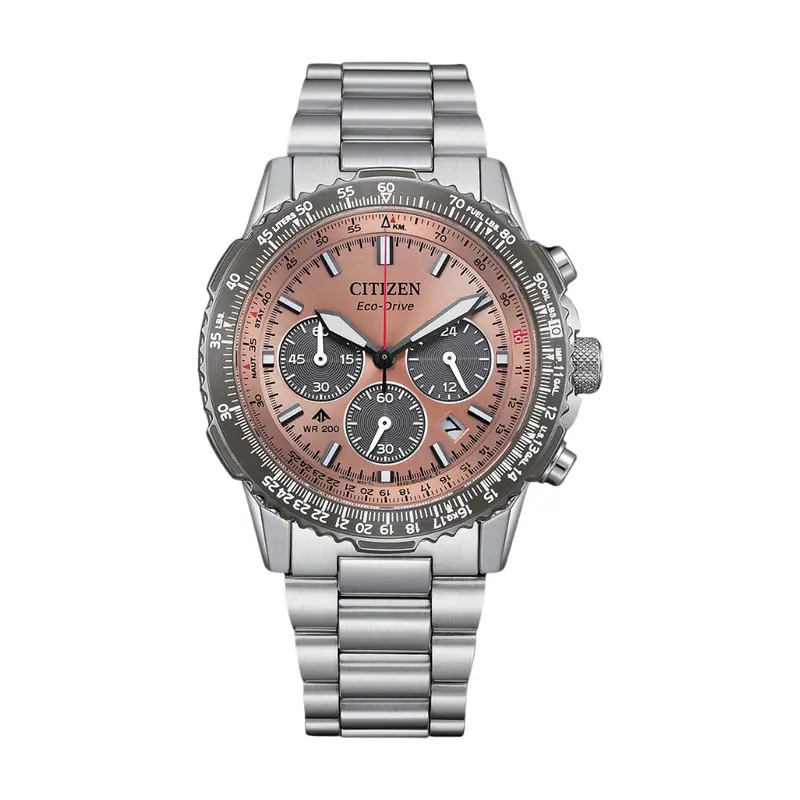 Citizen Eco-Drive Ca4664-60X Promaster Sky Rose Gold Dial Steel Watch 1