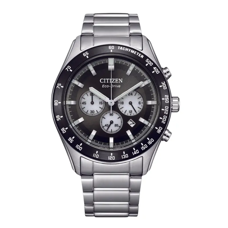 Citizen Eco-Drive Ca4674-58 Series Chronograph Steel Watch 1
