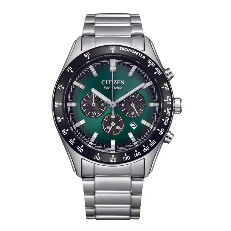 Citizen Eco-Drive Ca4674-58 Series Chronograph Steel Watch 2