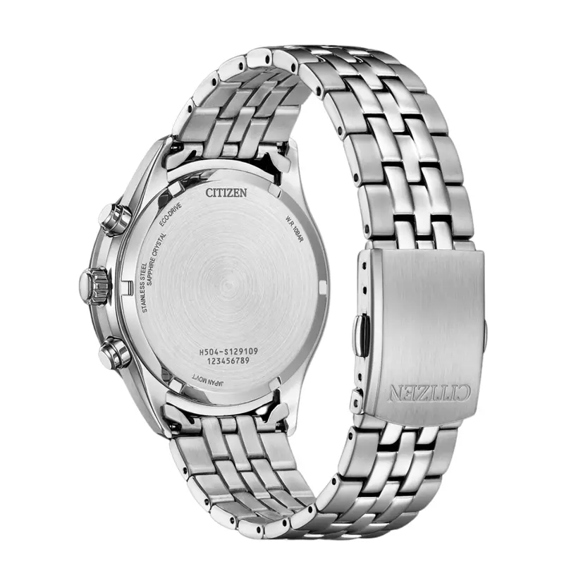 Citizen Eco-Drive Chronograph Blue Dial Watch At2570-56L 2