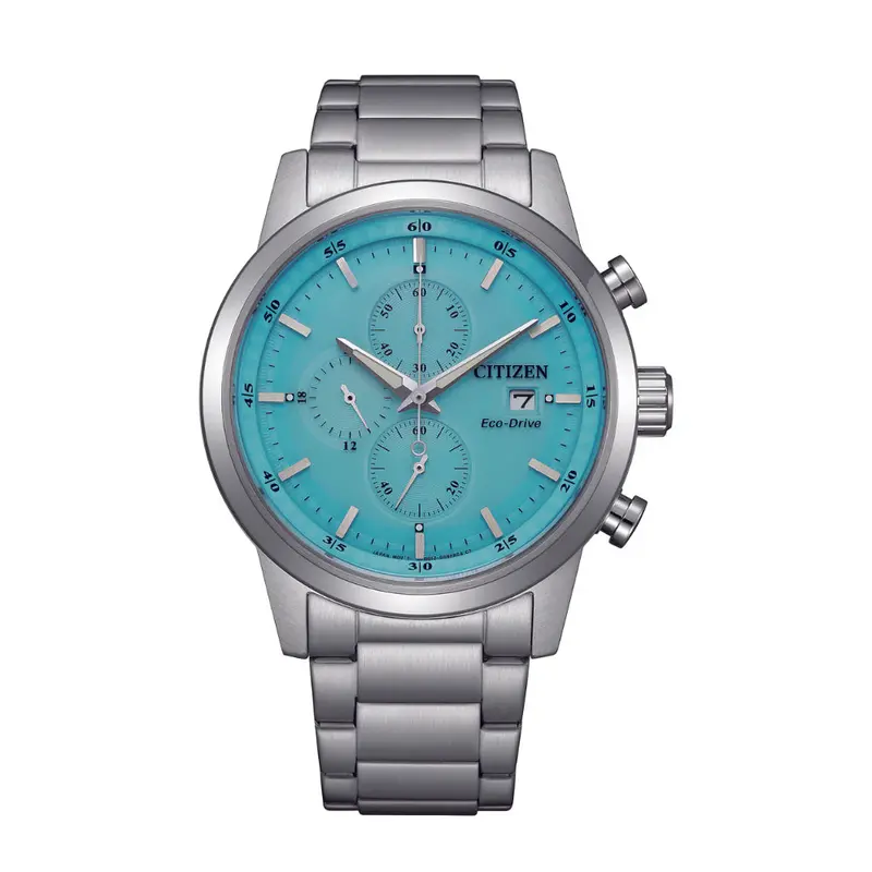 Citizen Eco-Drive Chronograph Stainless Steel Strap Men Watch Ca0748-80L 1
