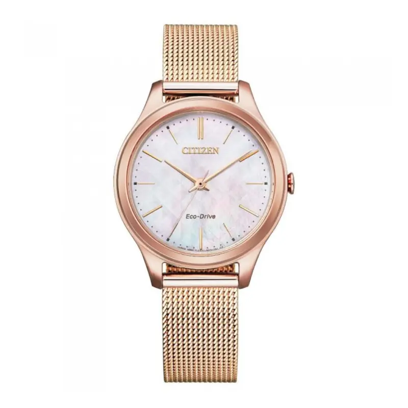 Citizen Eco-Drive Em0508-80Y Rose Gold Stainless Steel Women Watch 1