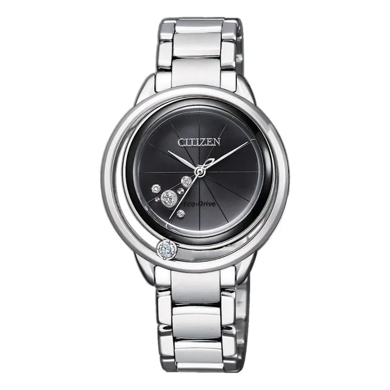 Citizen Eco-Drive Ew5528-82E Stainless Steel Ladies Watch 1