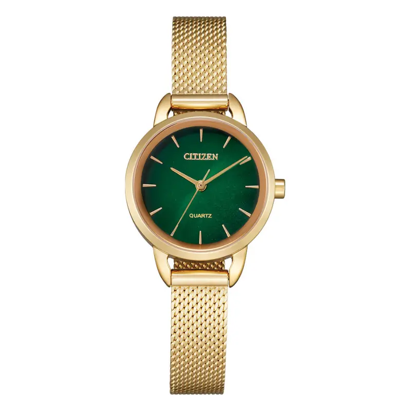 Citizen Eco-Drive Gold Milanese Strap Women Watch Eq3003-50W 1