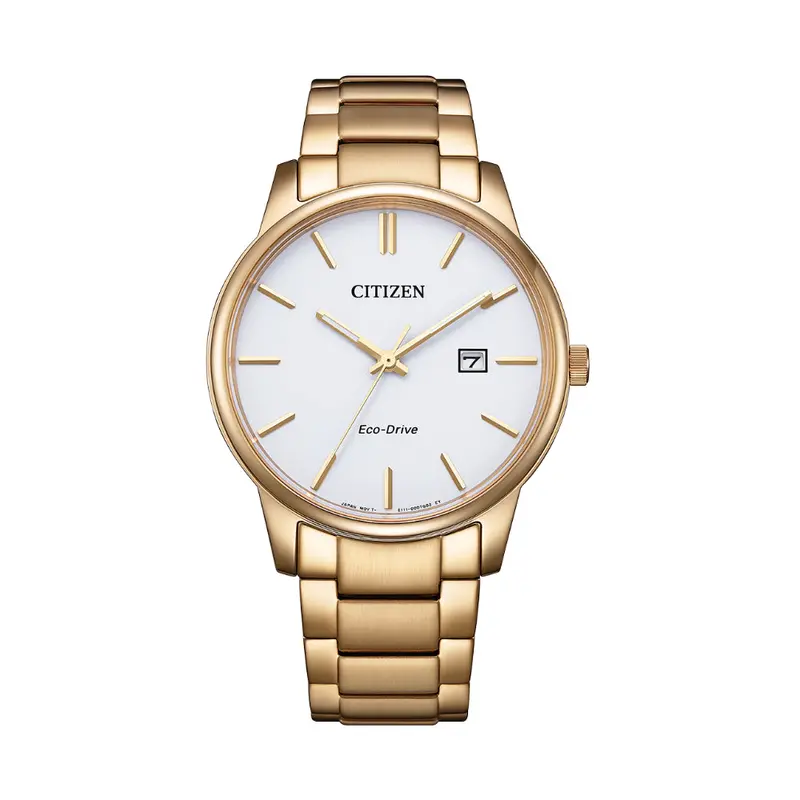 Citizen Eco-Drive Gold Stainless Steel Strap Women's Watch Bm6973-97A 1