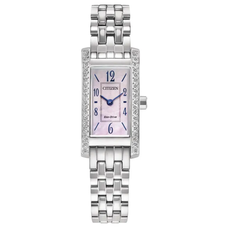 Citizen Eco-Drive L Stainless Steel Strap Women Watch Eg7110-54Y 1
