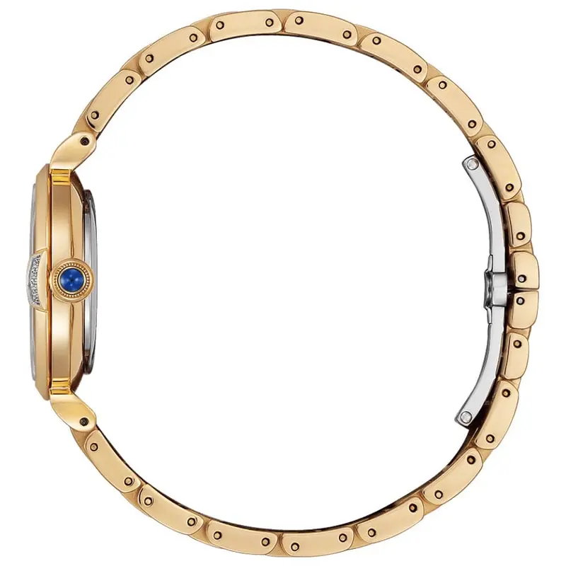Citizen Eco-Drive Mother Of Pearl Ladies Women's Watch Em1063-89D 2