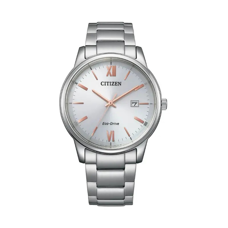 Citizen Eco-Drive Pair Stainless Steel Men Watch Bm6978-77A 2