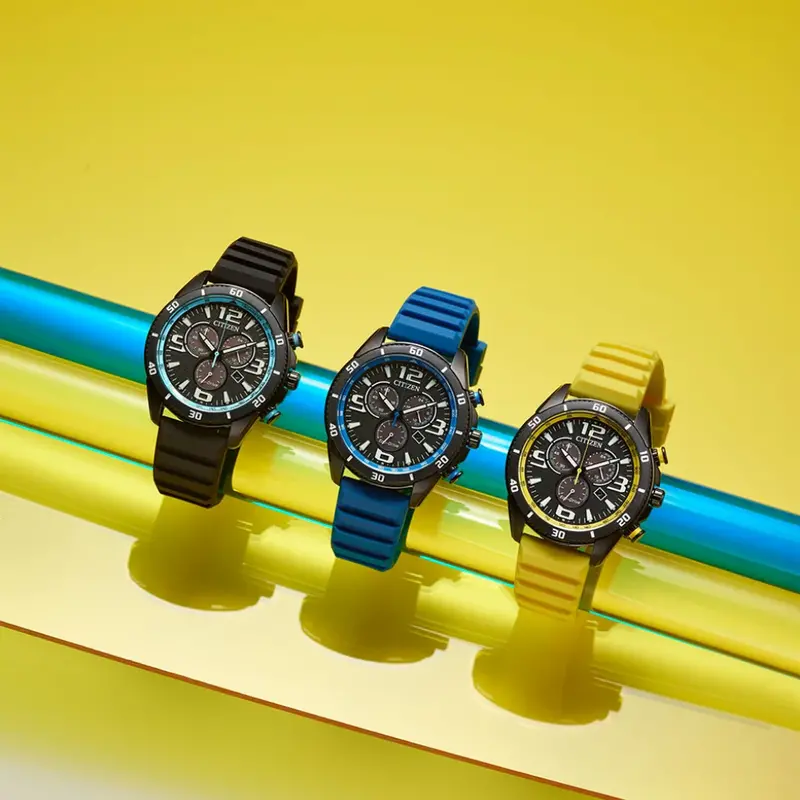 Citizen Eco-Drive Silicone Strap Men Watch Brycen Series 1