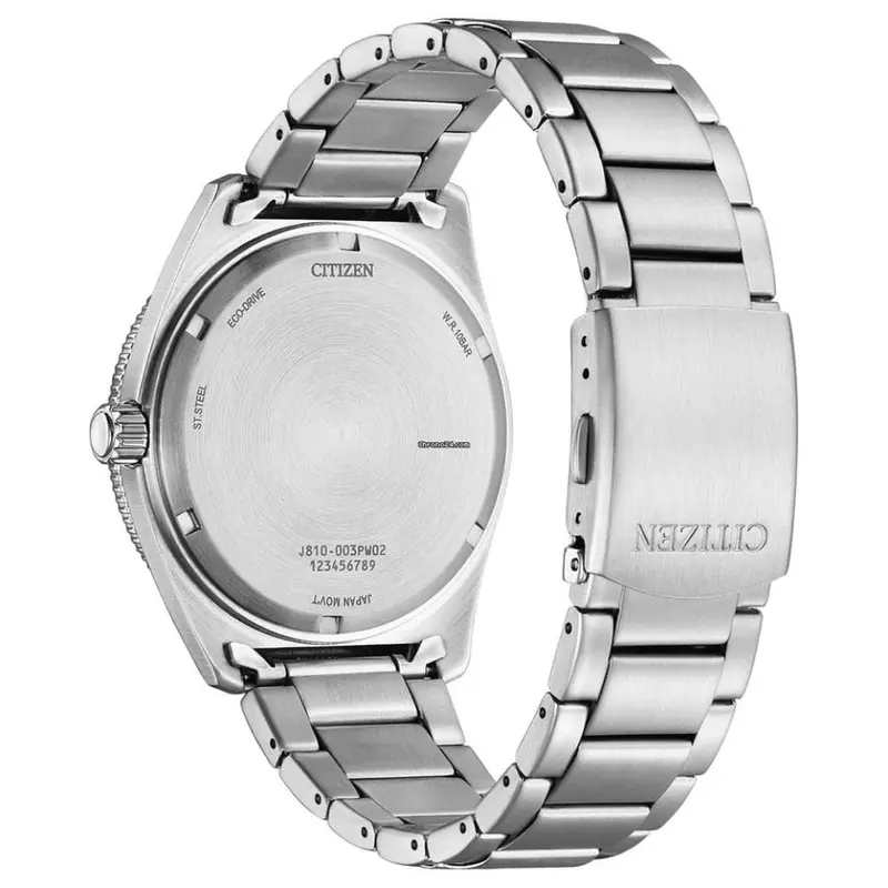 Citizen Eco Drive Silver Stainless Steel Men Watch Aw1760-81Z 2