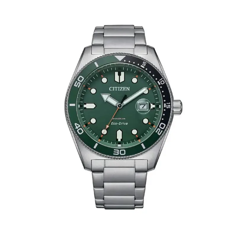 Citizen Eco Drive Silver Stainless Steel Men Watch Aw1768-80X 1