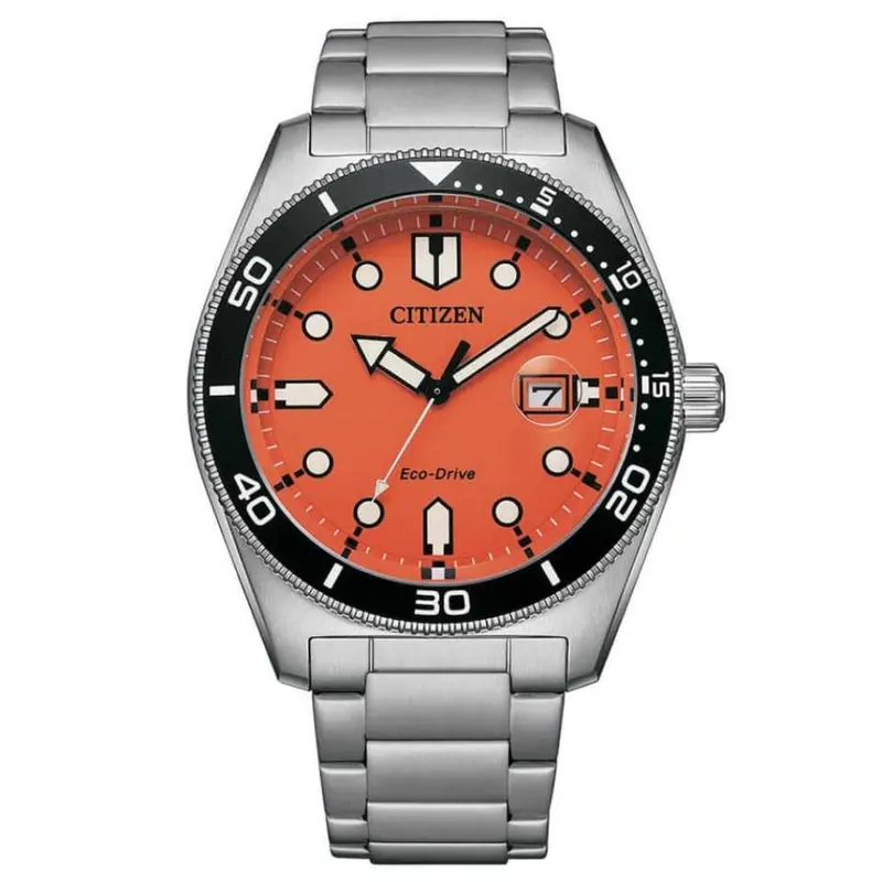 Citizen Eco Drive Silver Stainless Steel Strap Men Watch Aw1760-81X 1