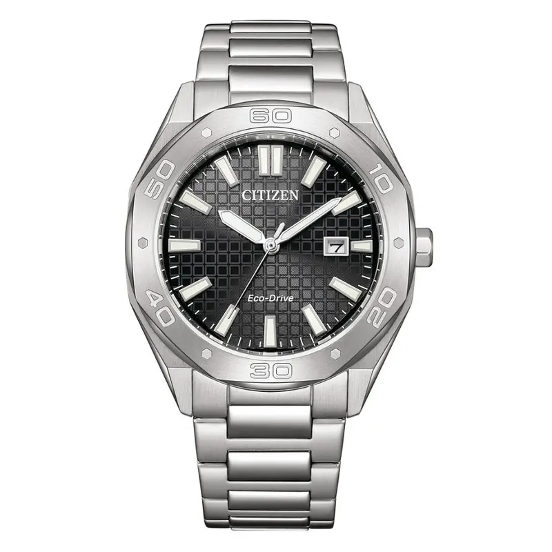 Citizen Eco-Drive Silver Stainless Steel Strap Men Watch Bm7630-80E 1