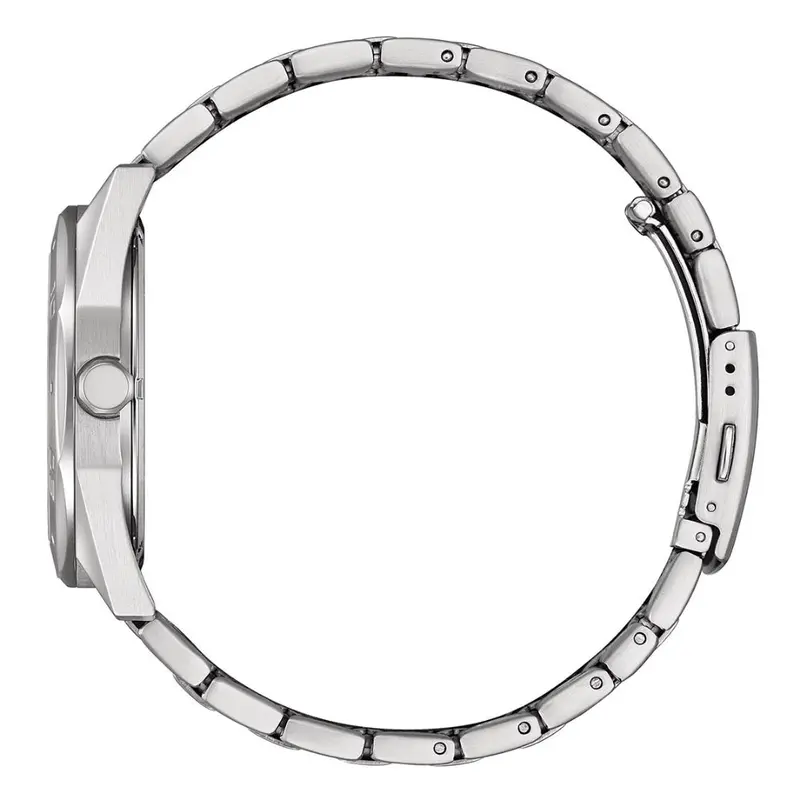 Citizen Eco-Drive Silver Stainless Steel Strap Men Watch Bm7630-80E 2