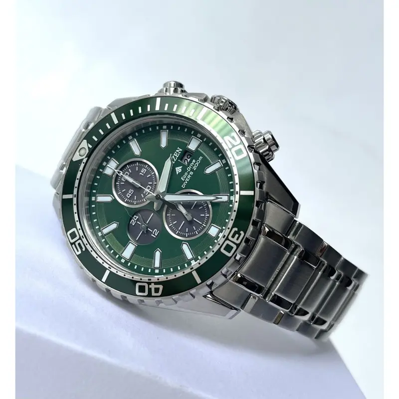 Citizen Eco-Drive Silver Stainless Steel Strap Men Watch Ca0820-50X 1