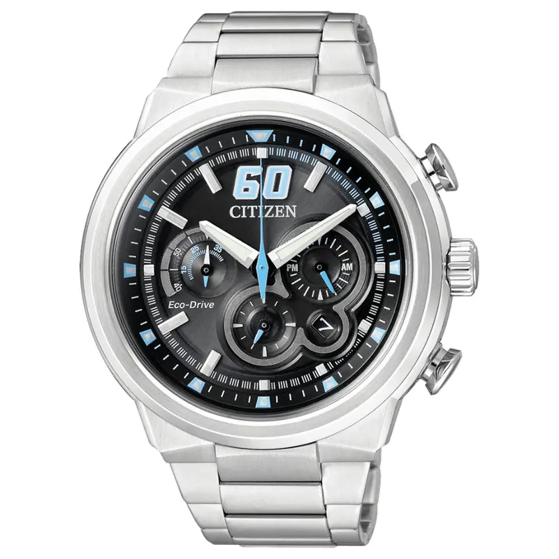 Citizen Eco-Drive Silver Stainless Steel Strap Men Watch Ca4130-56E 1