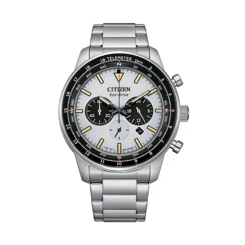 Citizen Eco-Drive Silver Stainless Steel Strap Men Watch Ca4500-91A 1