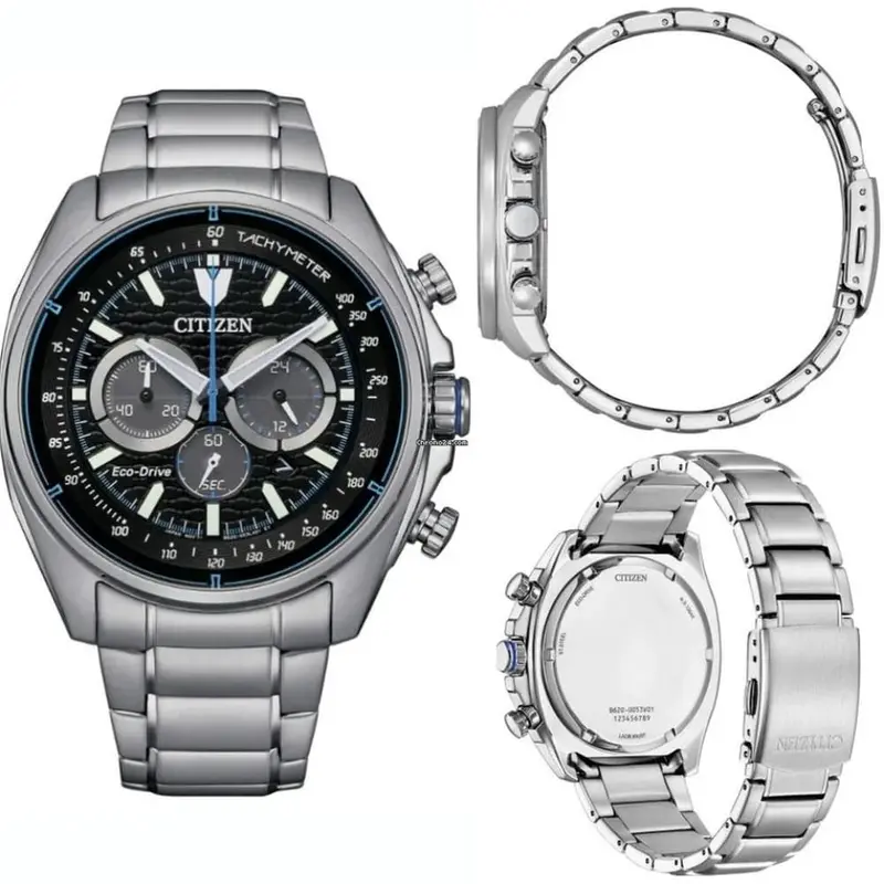 Citizen Eco Drive Silver Stainless Steel Strap Men Watch Ca4560-81E 2