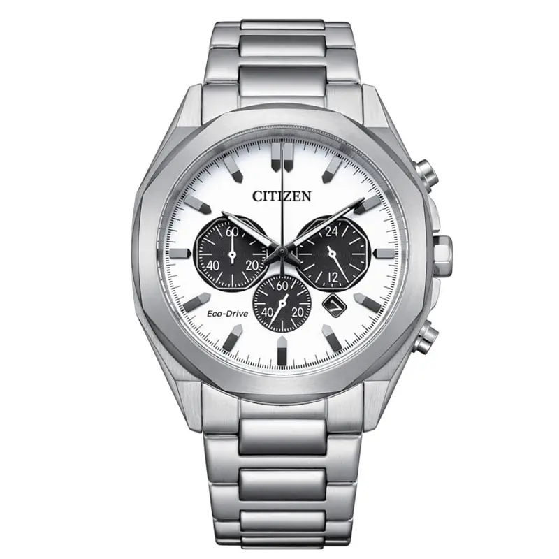 Citizen Eco-Drive Silver Stainless Steel Strap Men Watch Ca4590-81A 1