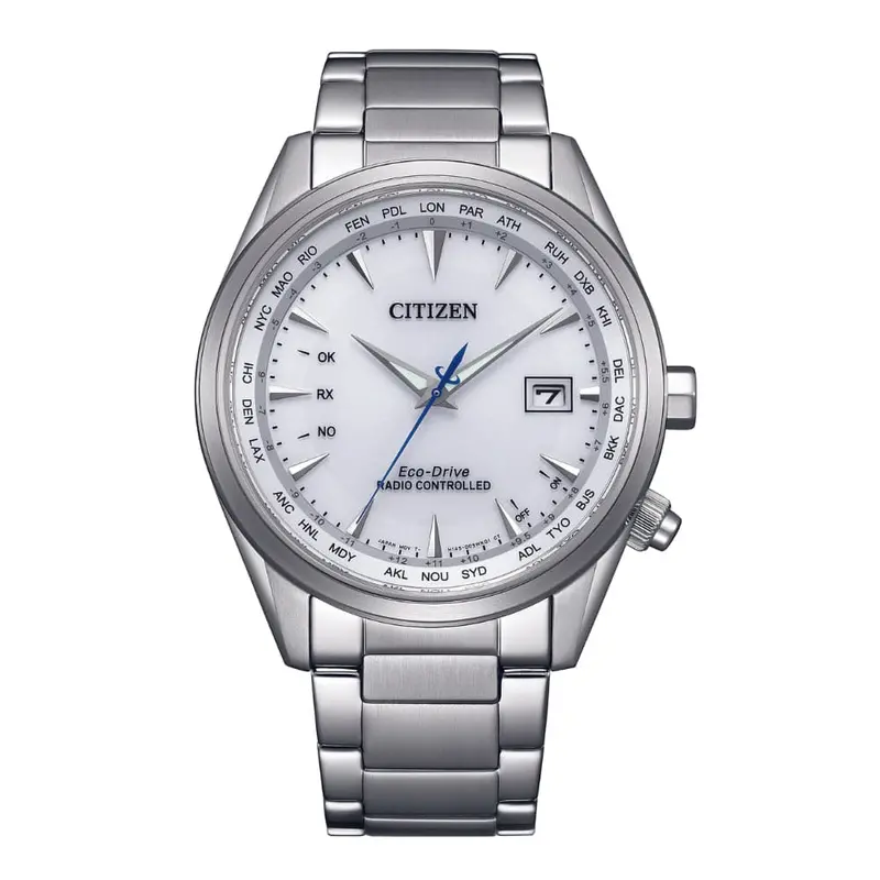Citizen Eco-Drive Silver Stainless Steel Strap Men Watch Cb0270-87A 1