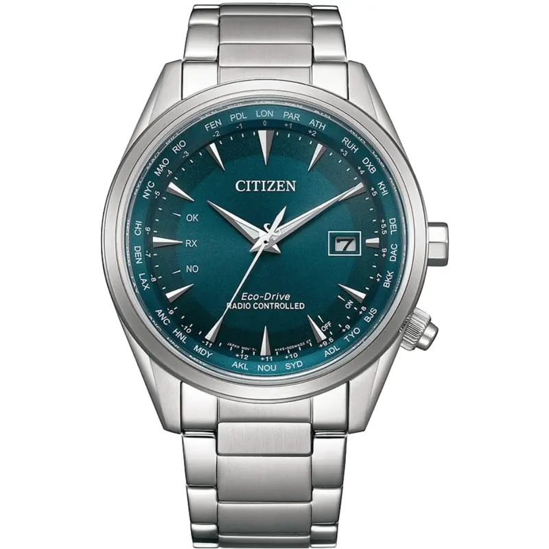 Citizen Eco-Drive Silver Stainless Steel Strap Men Watch Cb0270-87L 1