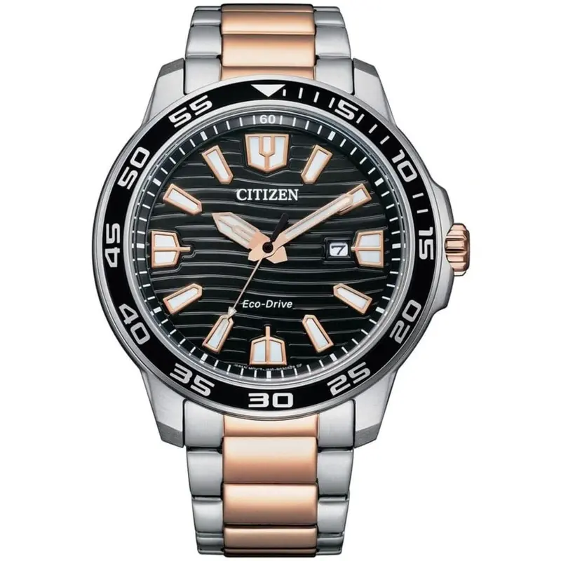 Citizen Eco-Drive Solar Two-Tone Stainless Steel Men's Watch Aw1524-84E 1