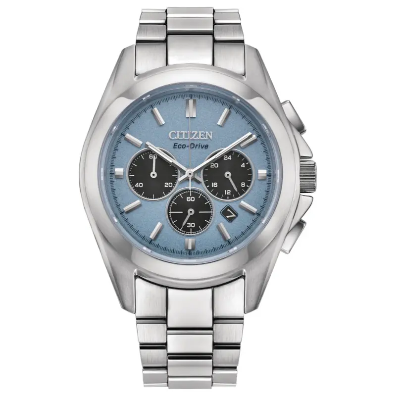 Citizen Eco-Drive Stainless Steel Strap Men's Watch - Chronograph | Ca4680-55L 1
