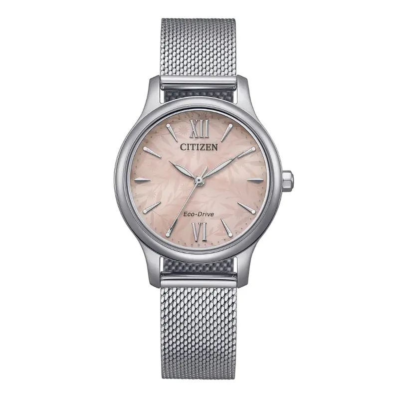 Citizen Eco Drive Stainless Steel Strap Women's Watch Em0899-81X 1