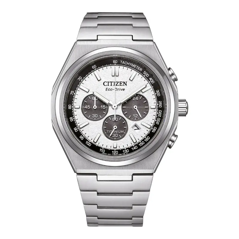 Citizen Eco-Drive Titanium Strap Men Watch Ca4610 Series 1