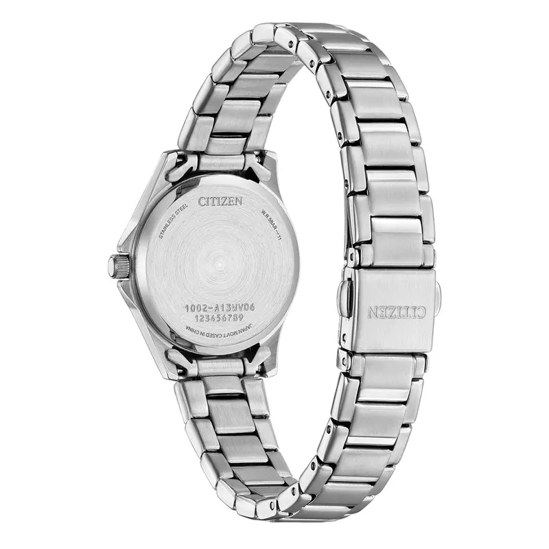 Citizen Eq0610-53A Ladies Quartz Silver Steel Watch 2