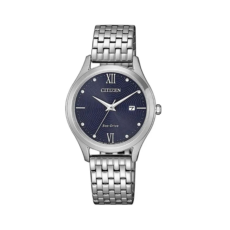 Citizen Ew2530-87L Eco-Drive Blue Dial Stainless Steel Women's Watch 1