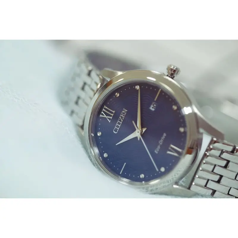 Citizen Ew2530-87L Eco-Drive Blue Dial Stainless Steel Women's Watch 2