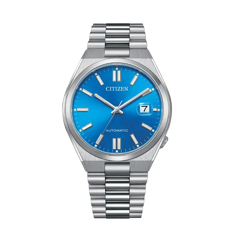 Citizen Mechanical Automatic Silver Stainless Steel Strap Men Watch Nj0158-89L 1