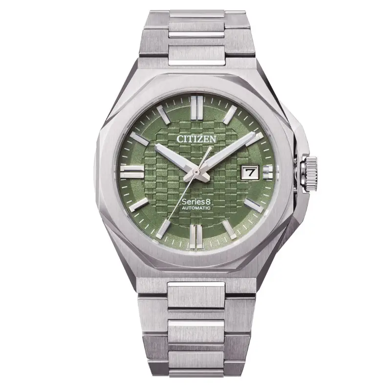 Citizen Mechanical Series 8 Stainless Steel Strap Men's Watch Nb6080-51W 1