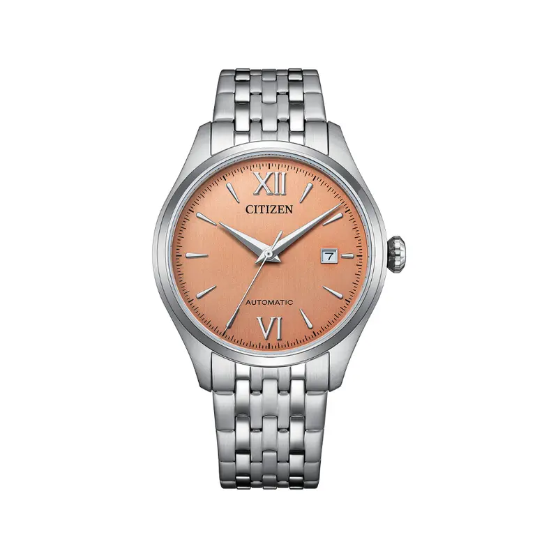 Citizen Mechanical Silver Stainless Steel Strap Men's Watch Nj0240-55X 1
