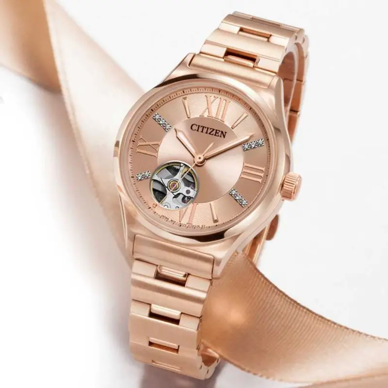 Citizen Pc1003-58X Automatic Rose Gold Stainless Steel Women's Watch 2