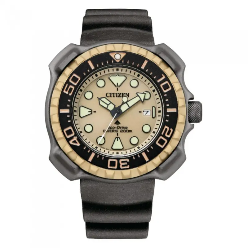 Citizen Pro Master Bn0226-10P Eco-Drive Pu Strap Men Watch 1
