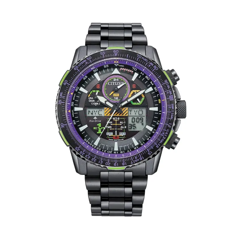 Citizen Promaster Black Leather & Stainless Steel Strap Men Watch Jy8138-61E 1
