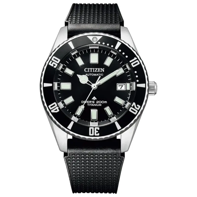 Citizen Promaster Black Silicone Strap Men Watch Nb6021-17E 1