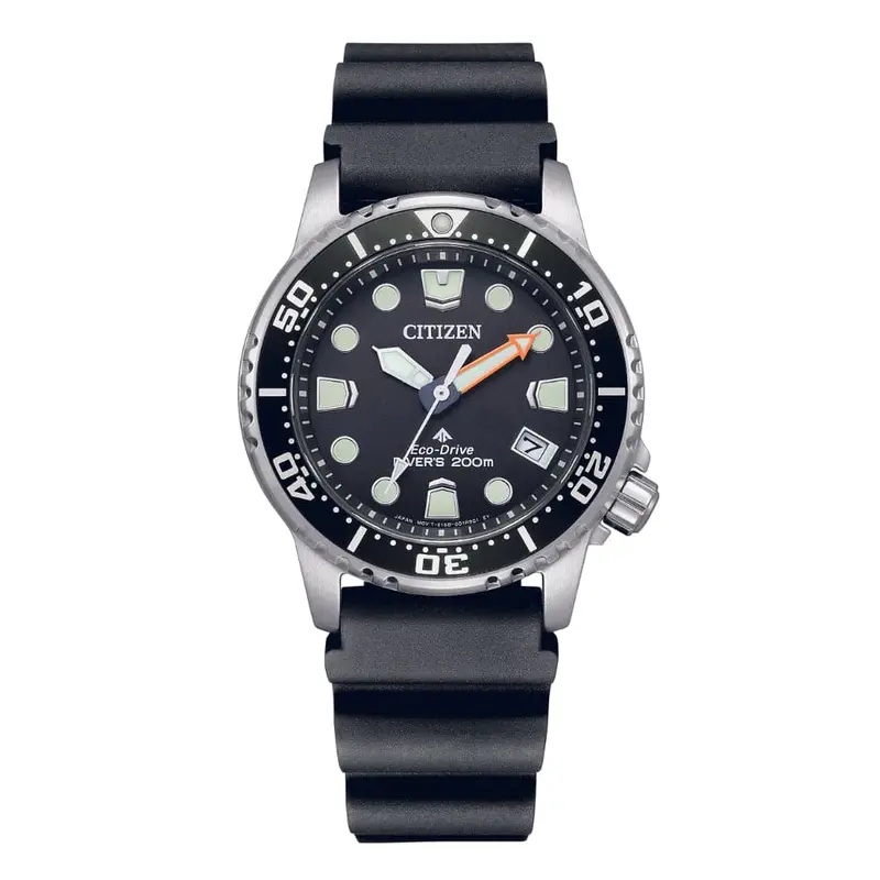 Citizen Promaster Eco-Drive Black Polyurethane Strap Men Watch Eo2020-08E 1