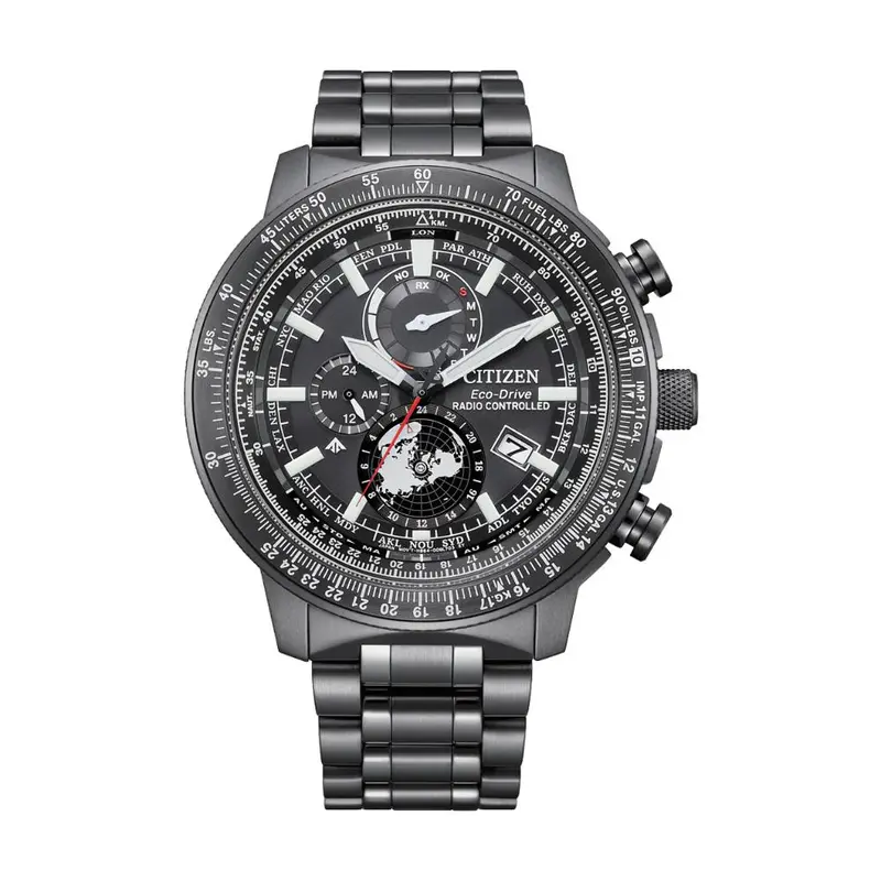 Citizen Promaster Geo Trekker Stainless Steel Men's Watch By3005-56G 1