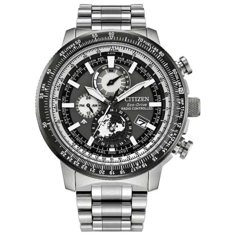 Citizen Promaster Geo Trekker Stainless Steel Men's Watch By3006-53H 1