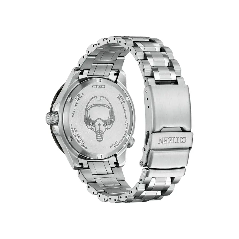 Citizen Promaster Gmt Silver Stainless Steel Strap Men Watch Nb6046-59E 2