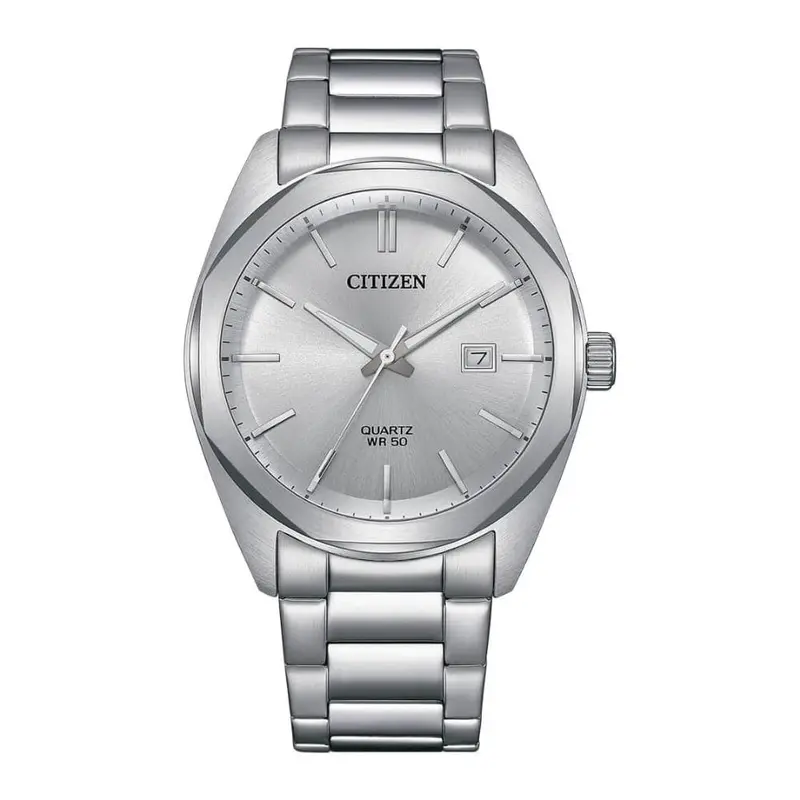Citizen Quartz Silver Stainless Steel Strap Men Watch Bi5110-54A 1