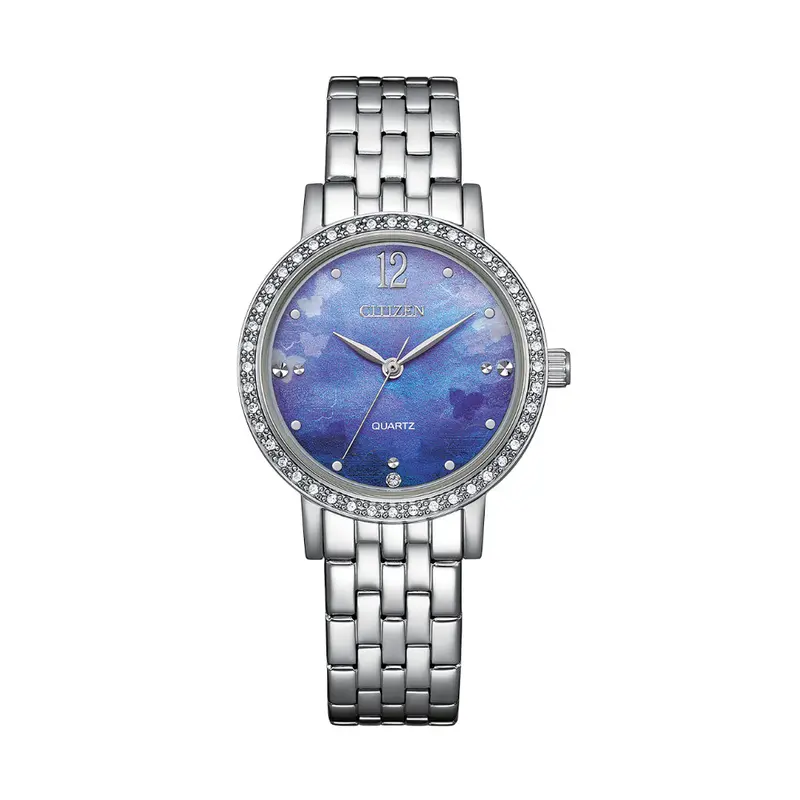 Citizen Quartz Silver Stainless Strap Women's Watch El3100-55N 1